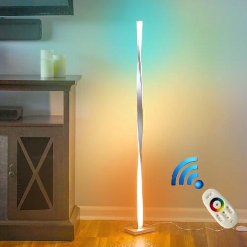 Nordic Floor Lamps RGB Remote Floor Lamps for Living Room European Style LED Floor Lamp Bedroom Decoracion Industrial Lighting