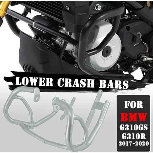 Motorcycle Steel Engine Guard Bumpers protector Lower Crash Bars Cover Protection For BMW G310GS G 310 GS G310R G310 R 2017-2020