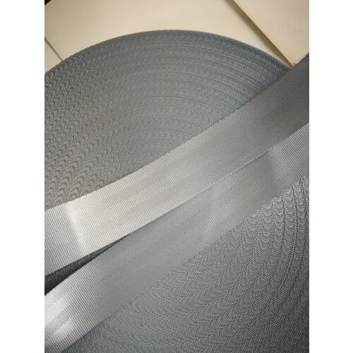 XIMOOR 4-36Meter Silver Car Seat Belt Webbing Universal Car Personalized Modification Seat Belt Webbing Car Accessories
