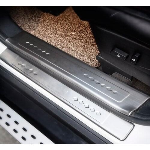 For Dongfeng AX7 2015-2017 Welcome pedal Threshold bar decorate Foot tread Protective plate