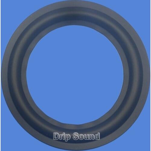 2pcs 5" inch 130mm Speaker Rubber Edge Subwoofer Surround Circle Repair Parts