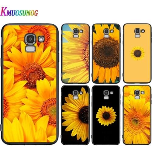 Colorful Sunflower For Samsung Galaxy J2 J3 J4 Core J5 J6 J7 J8 Prime Duo Plus 2018 2017 2016 Phone Case