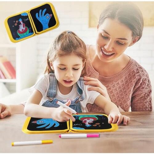Childrens Graffiti Baby Small Blackboard Home Writing Board Erasable Water Painting Book Toy Drawing Board