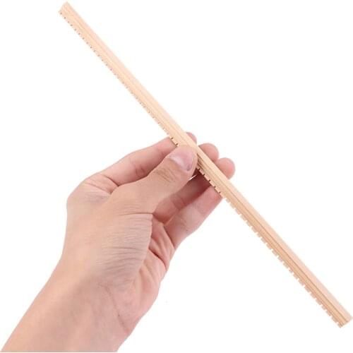 New 1pcs Dollhouse Miniature Molding Wood Trim Top Line Dolls House DIY Accessories