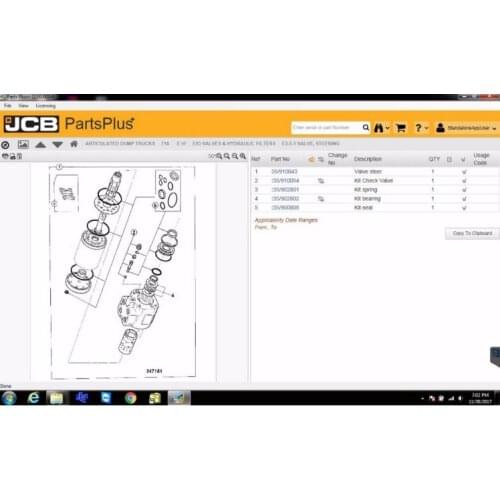 JCB SPP Spare Parts Plus+ 2.00 [2017] new