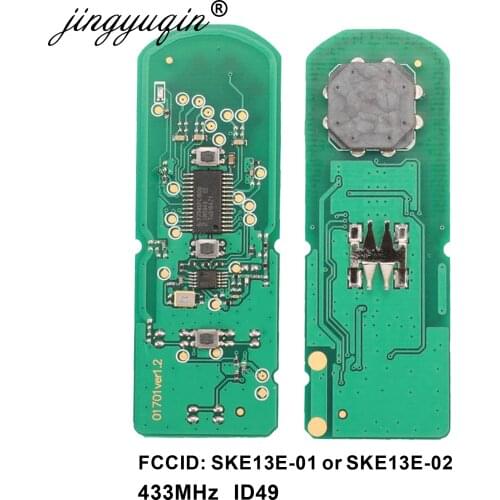 Jingyuqin 433Mhz 3BT Smart Key Electronic Circuit Board for MAZDA CX-3 CX-5 Axela Atenza SKE13E-01 /SKE13E-02 Car Remote Control