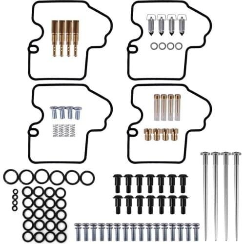 Carburetor Repair Rebuild Kit Gaskets Jets Fits for Yamaha YZF R6 600 1999 2000 2001 2002 Carb
