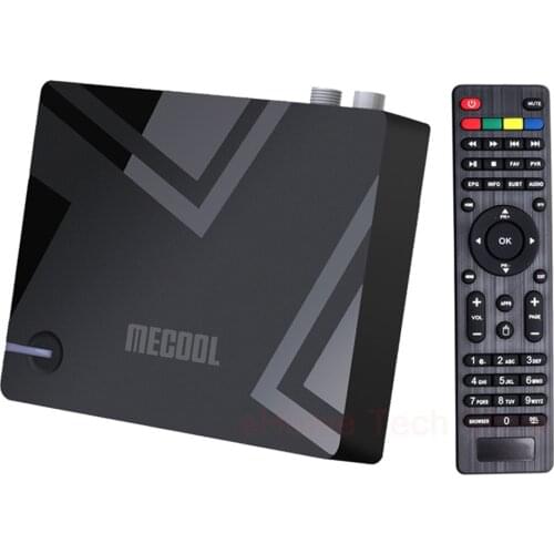MECOOL K5 Android TV BOX DVB-T2/S2 Set-top Box Android 9.0 4K Media Player Amlogic S905X3 Quad-cord 2.4G/5G 2T2R 2GB 16GB BT4.2