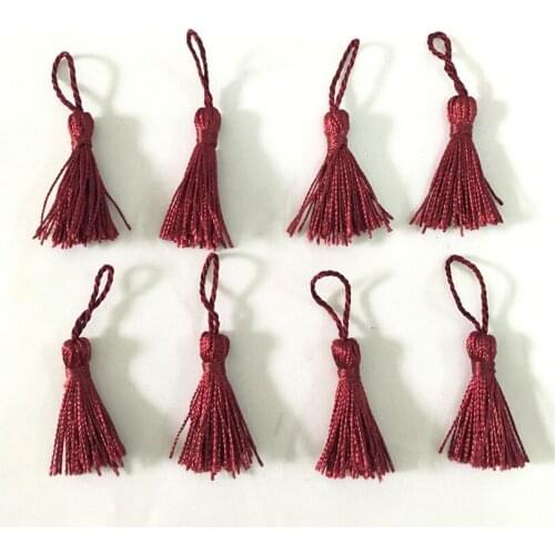 20PCS Mini Small Craft Tassels 5cm long for Decorative Key Cushion V1025-8