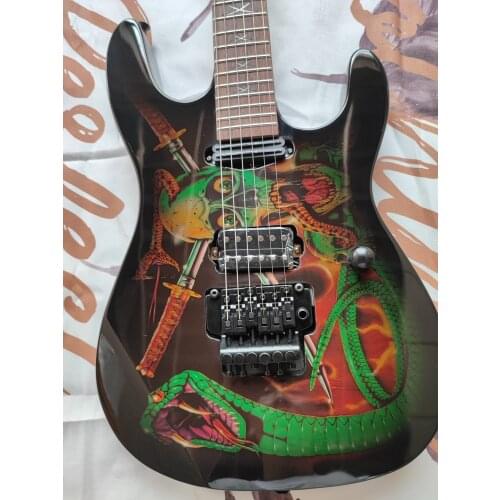 Fashion personality Python 22 electric guitar, home package