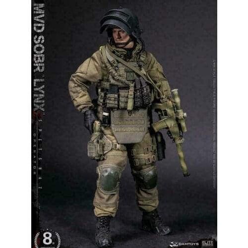 Brand New 1/6 DAMTOYS Anniversary Edition 78059 Russian Spetsnas MVD SOBR LYNX Figure Toys