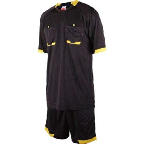 New Referee Set Men Survetement Football Jerseys Set Soccer Referee Clothing Thai Referee Judge Equipment Short Shirt Tracksuits