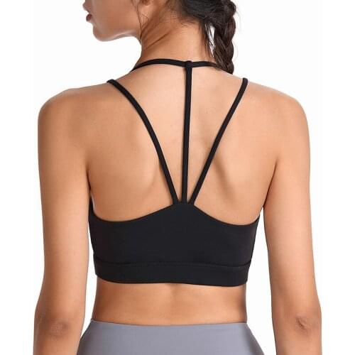 New Hollow Sports Bra Top Breathable Quick-drying Sujetador Deportivo Sexy Plus Size Push Up Shockproof Running Fitness Women