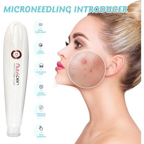 Professional Microneedling Pen Electric Derma Pen Face Microneedling Inductor with 4 Gears Skin Care Tool for Professional Salon