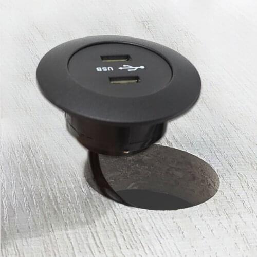 Dc5521 interface 1.03m dual USB mobile phone charging line input / output 5v2a mobile phone charging extension line can be clamp