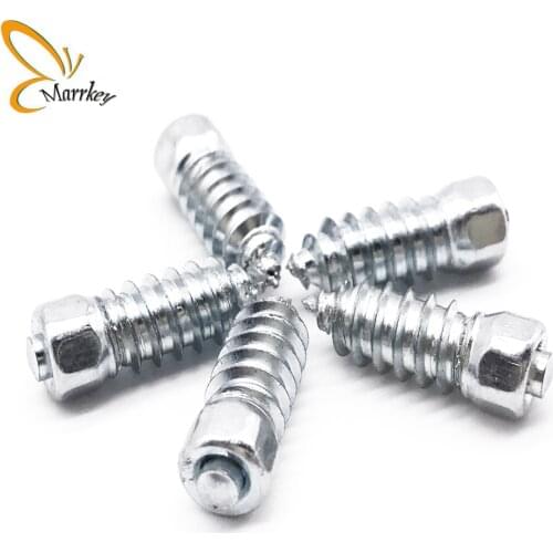 Marrkey 500PCS 18mm Screw in Studs/Spikes for Tire/Tire Studs/Ice Stud for Compact Loader/Forklift/ATV/Mini-Tractor/Farm/Mining