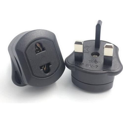 UK Plug Power Adapter Japan China CN US European EU To UK British Travel Adapter Electrical Plug Charger Socket AC Converter