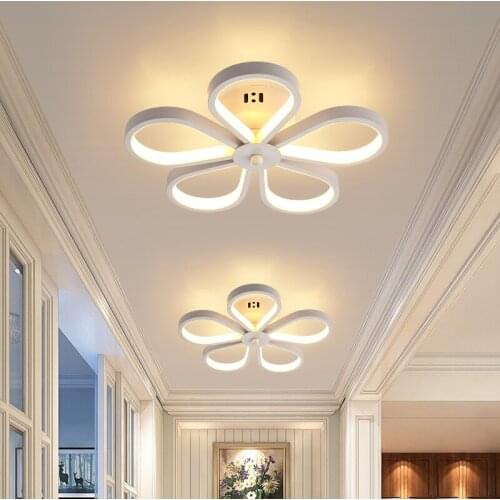 Modern minimalist Nordic LED ceiling lamp aisle porch living room bedroom flower lamp balcony entrance door lamp