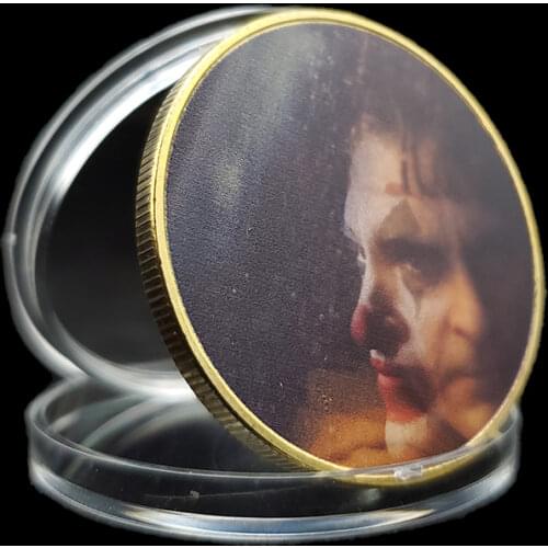 USA Joker Movie Poster United States Commemorative Gold Coins Collectibles