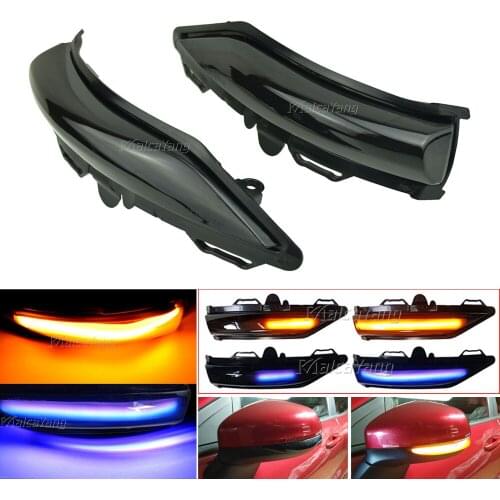 LED Dynamic Turn Signal Light Repeater Lamp For Ford Fiesta ST Line MK8 2018 2019 Side Mirror Flowing Blinker Indicator