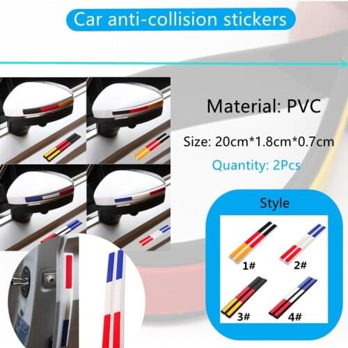 Universal 2pcs/set of Motorcycle Car Fashion Waterproof PVC Decorative Strip