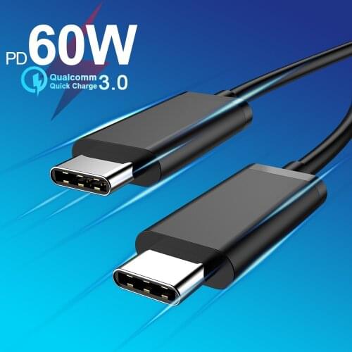 Double USB C cable 5Gbps transport 5A 87W PD charging type c to type c cabe QC3.0 data line for xiaomi huawei phone notebook