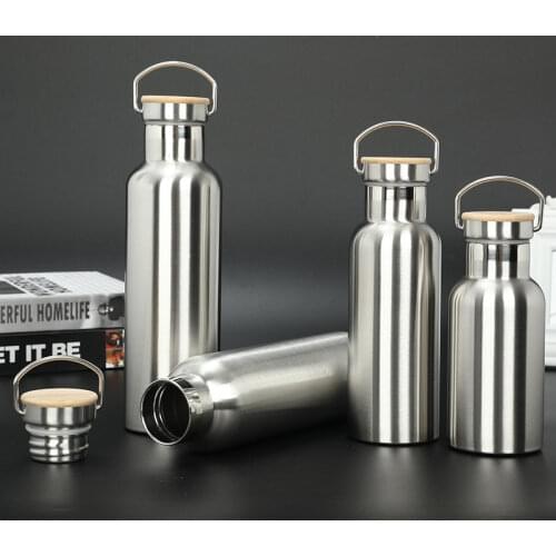 Vacuum Cup 350ml 500ml 1000ml Stainless Steel Quality Sports Flask Water Bottle with Wide Mouth and Outdoor Insulation