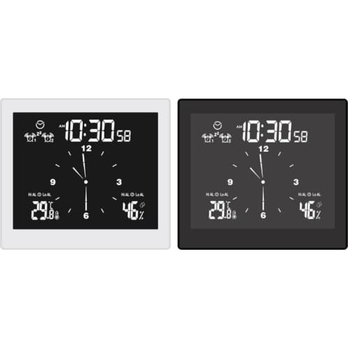 IP65 Waterproof Multifunctional Bathroom Shower Timer Temperature Humidity Alarm Thermometer Hygrometer Countdown Clock Up