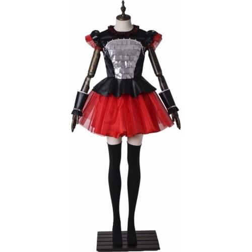 Japanese Famous Start ABYMETAL Team Stage Cosplay Costume Superstar SU-METAL Girls Cosplay Dress L0516