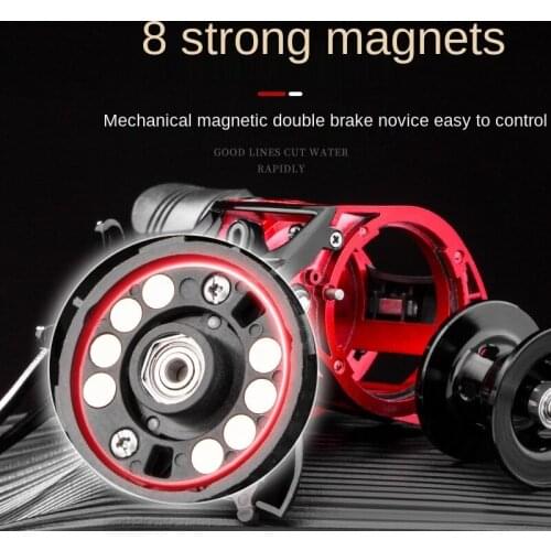 10KG Fishing Reel Left / Right Hand Low Profile Line Counter Fishing Tackle Gear with Digital Display Carretilha Pesca