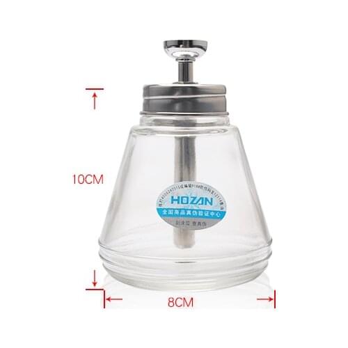 150ML Portable Empty Glass Alcohol Liquid Bottle Dispenser Pump Bottle Glue Residue Remover PCB Cleaning Tool Glass Alcohol Pump