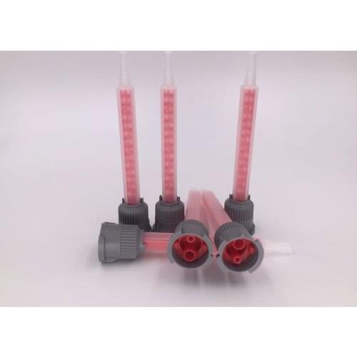 25PCS TZ-FBX516L 10:1 FMB5-16L static mixing tube needle AB glue nozzle mixing head square mixer adhensive dispensing nozzle