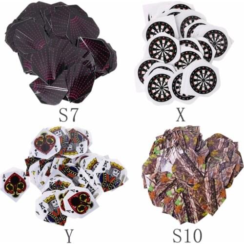 50Pcs/Bag Standard Dart Flights Nice Outdoor Wing Tail Professional PVC Darts Flight