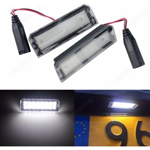 ANGRONG 2x License Number Plate LED Light For Land Rover Range Rover Sport (L494) 2013+ Range Rover (L405) 2012+ (CA292)