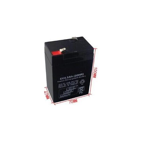 Free shipping 6V 4.5AH lead acid battery rechargeable battery Childrens electric car battery