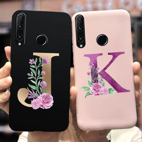 Honor 10i Case For Huawei Honor 10i Cute Flowers Letters Cover Soft Fundas For Huawei Honor 10i 10 i HRY-LX1T Phone Cases 6.21