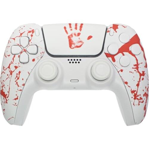 Blood for PS5 Game Controller Faceplate Customized Housing Hydro Dipped Shell Cases Cover