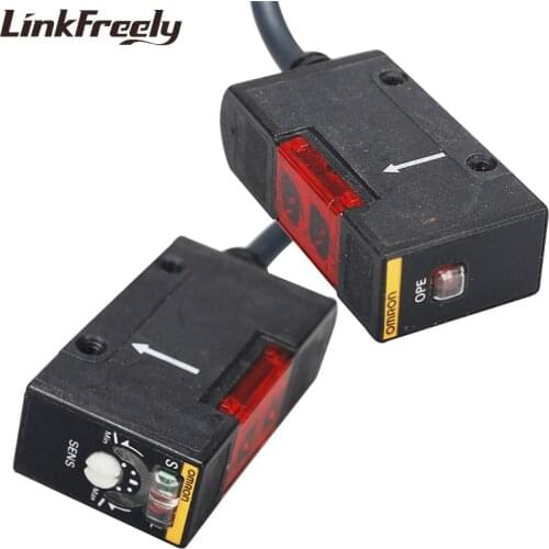 E3S-AT61 OMRON General Purpose Photoelectric Sensor Switch,Micro NPN Through-beam Type,LED Smart On Off Electric Switch Light