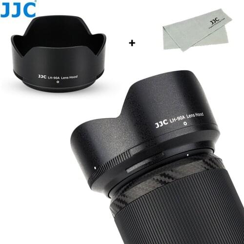 JJC Reversible Lens Hood Shade for Nikon NIKKOR Z DX 50-250mm f/4.5-6.3 VR Lens on Nikon Z50 Replaces Nikon HB-90A Lens Hood