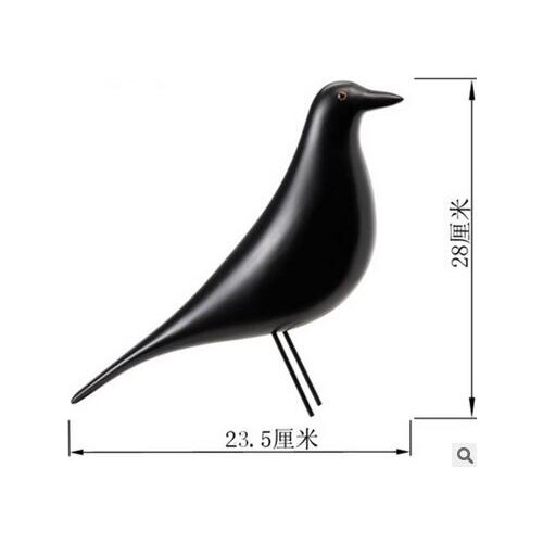 THE FASHION ORNAMENT MODEL OF THE LITTLE BLACK BIRD IN DOVE CRAFTS ARTEFACTS SCULPTURE STATUE HOME DECORATION WEDDING