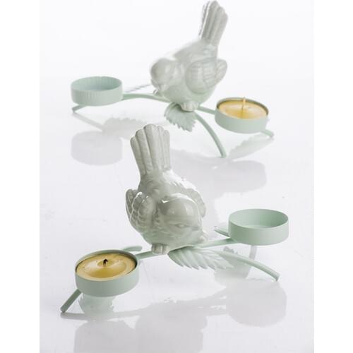 Mukko Home Decorative Wrought Iron Candlesticks