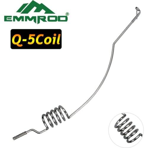 Emmrod Q-5 Coil Fishing Casting Rod End Only Stainless Ocean Boat Fishing Rod Great for Casting Fishing Bait Casting Rod