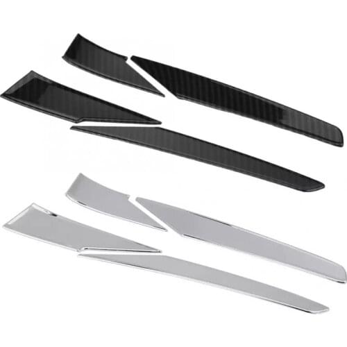 NEW-4Pcs Car Rearview Mirror Mouldings Strips Cover Trim for Hyundai Encino Kauai Kona 2017-2020 Car Styling