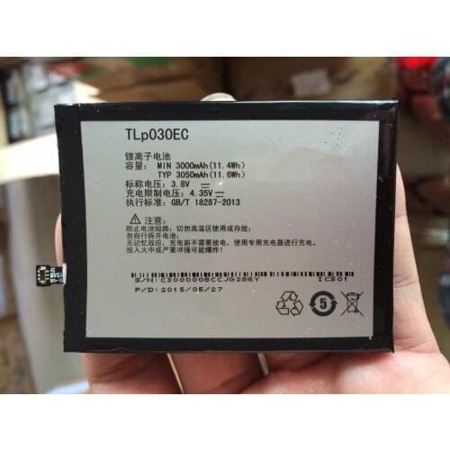 Original TLp030EC 3050mAh Battery Batterie Batterij Bateria For UMI EMAX Mini 4G LTE Snapdragon 615 Octa Core 5.0" FHD 1920x