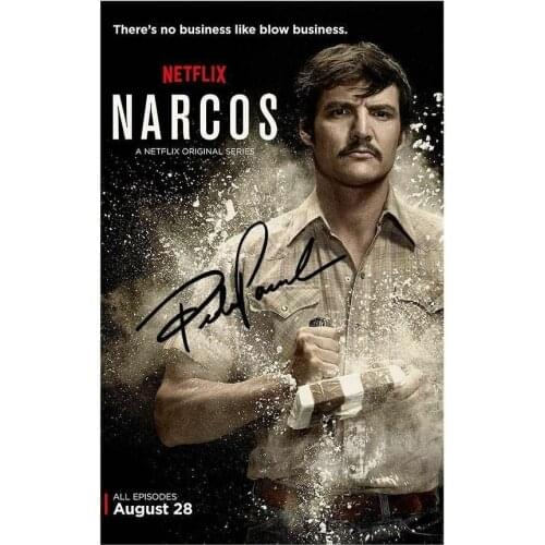 NARCOS SIGNED Art Film Print Silk Poster Home Wall Decor 24x36inch