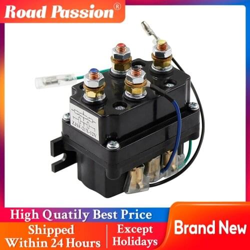 Road Passion DC12V Motorcycle Starter Relay Solenoid for ATV UTV Warn Contactors 2875714 63070 62135 74900 ST17 S2000 A2500