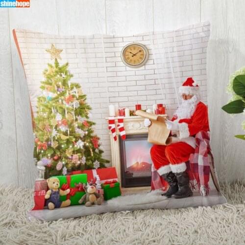 Christmas Pillow Cover Customize Pillowcase Modern Home Decorative Pillow Case For Living Room 45X45cm,40X40cm A2020.9.3