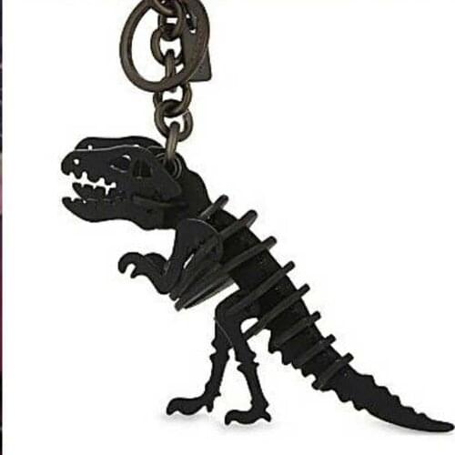 Designer leather craft dinosaur key ring bag hanging decoration template die cutting knife mould diy hand machine punch tool set