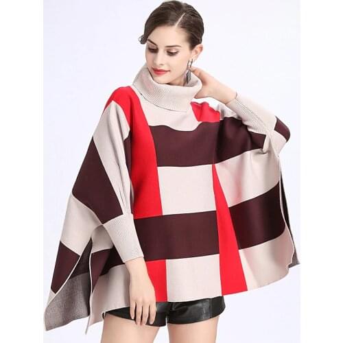 Bonjean Knitted Pullovers Flower Turtleneck Female Jumper Autumn Winter Casual Sweaters Women Shirt Long Sleeve Loose Sweater