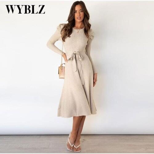 WYBLZ Fashionable Knitted Dresses